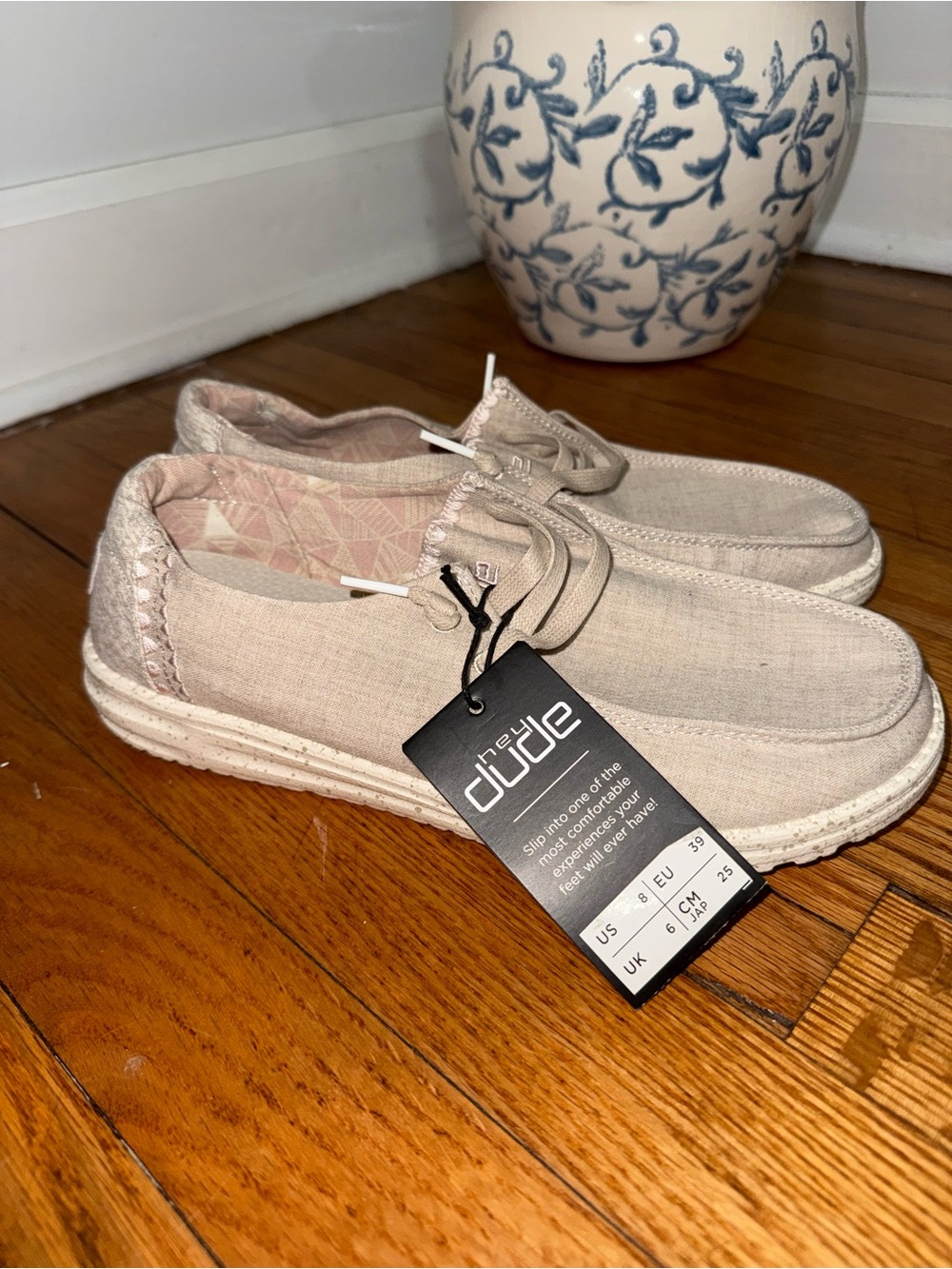 Hey Dude Casual Slip-On Shoes in Light Tan